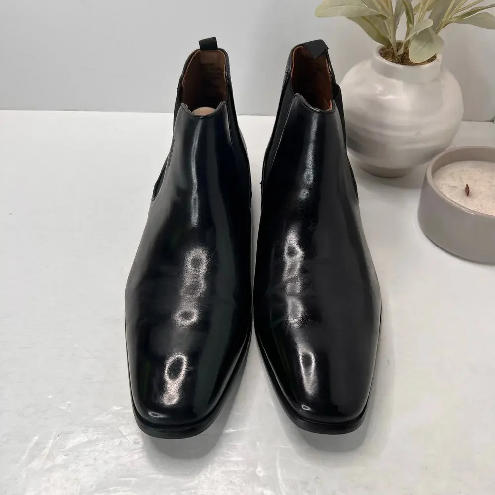 Tommy Hilfiger Sesame Chelsea Pull On Boots Black Memory Foam Men 13 Tried On